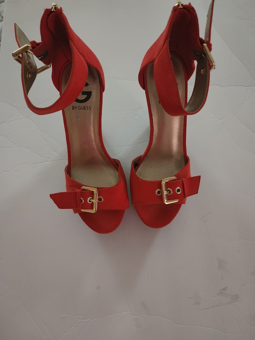 G By Guess, Honey Platform Wedge Heels Sandals